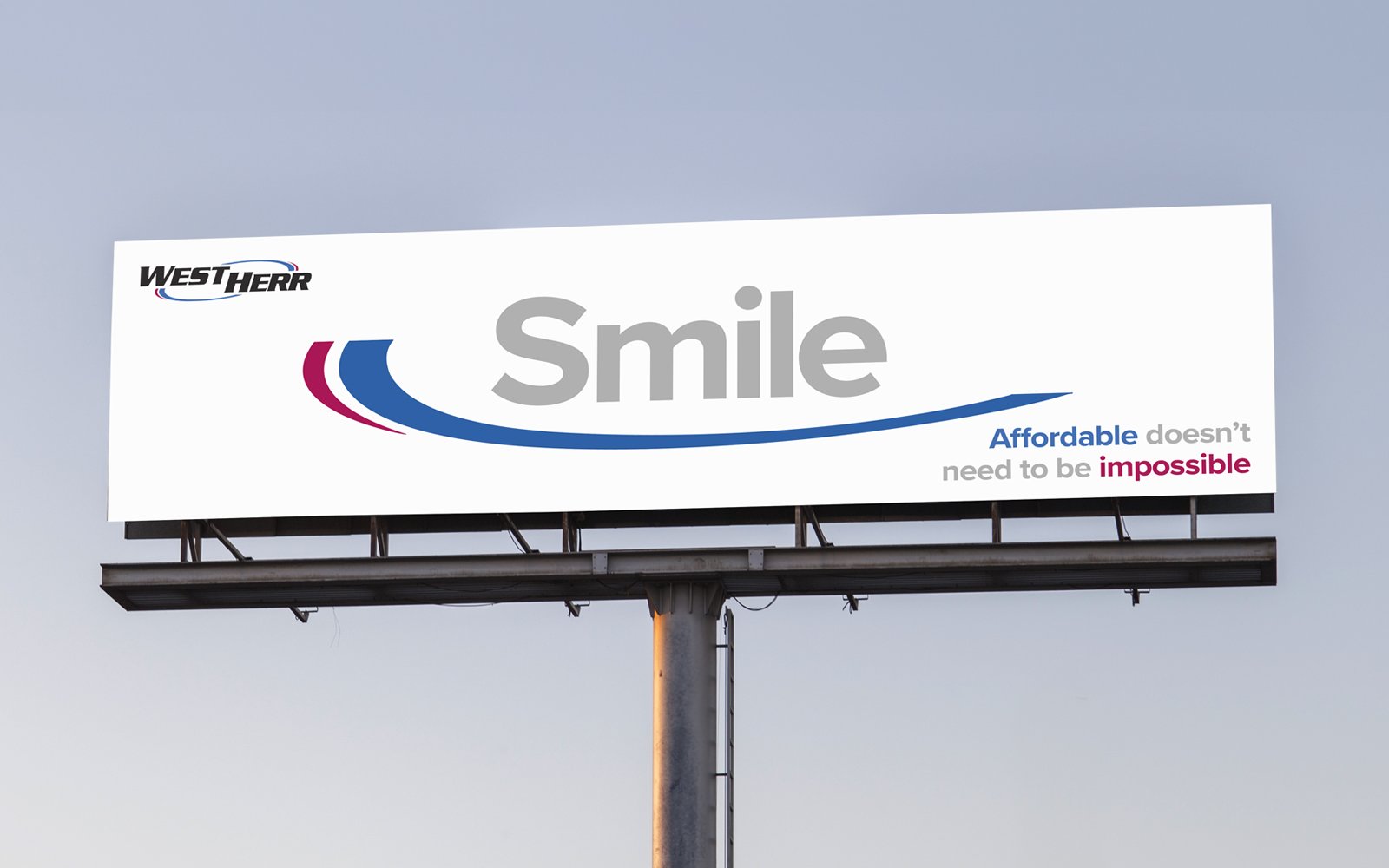 West Herr Smile Billboard